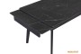 Обідній розкладний стіл Genry Shks Black Matt 120