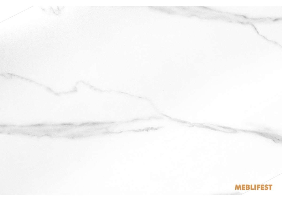 Обідній розкладний стіл Genry Snow White Matt 120