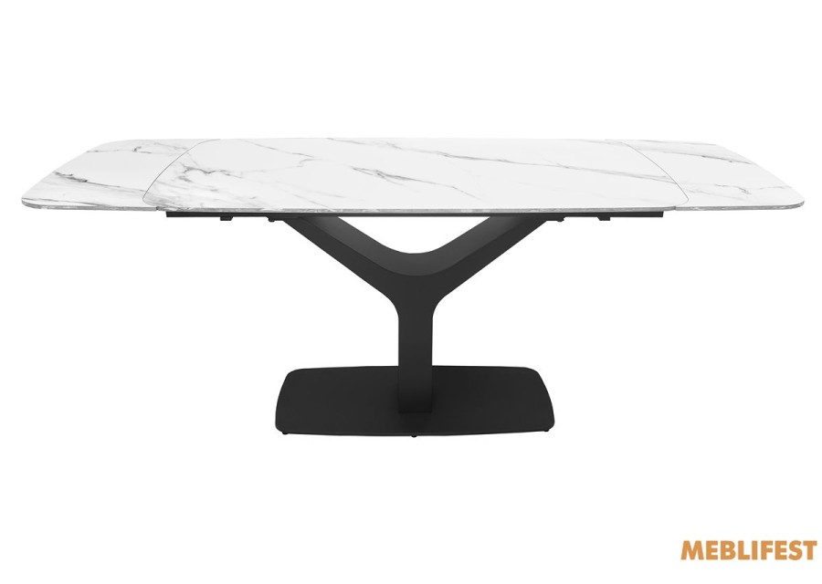 Обідній розкладний стіл Gunnar Snow White Matt