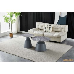 Комплект журнальних столів Hagen Italy Grey Glossy