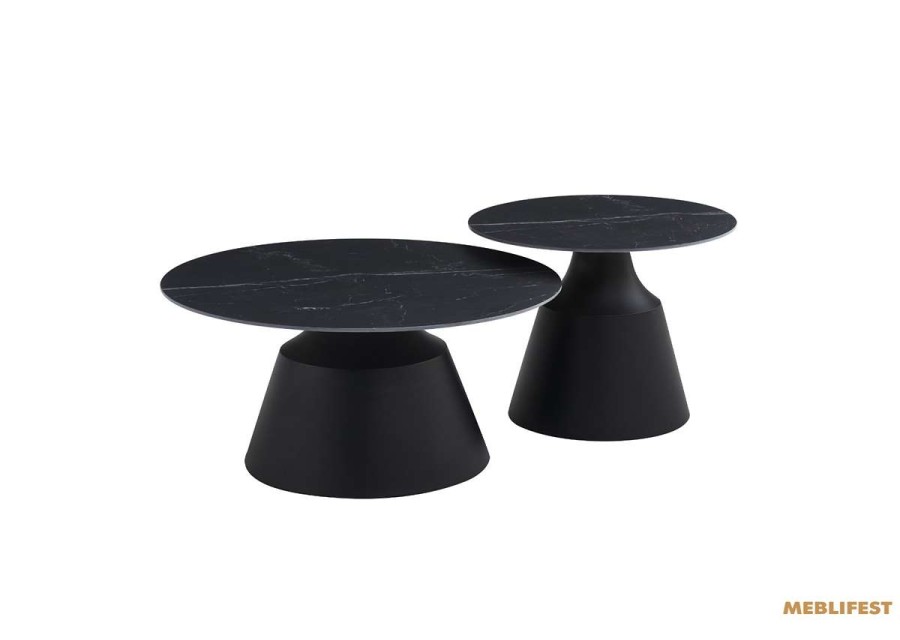 Комплект журнальних столів Hagen Shks Black Matt