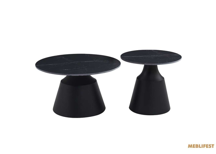 Комплект журнальних столів Hagen Shks Black Matt