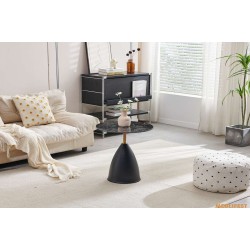 Стіл журнальний Lord 50 Bass Black Glossy