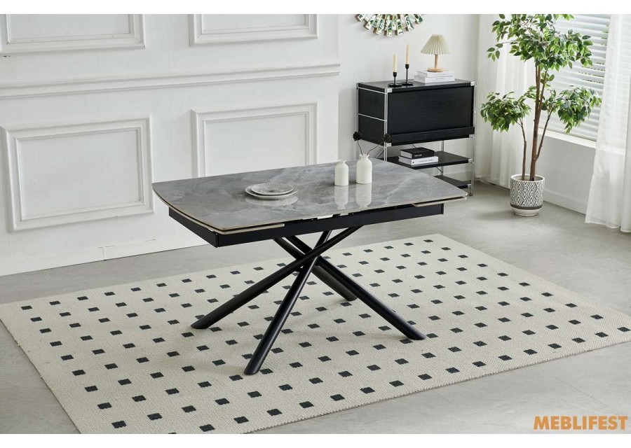 Обідній розкладний стіл Philip Pradas Glossy 140