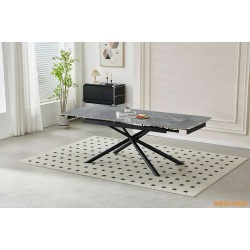 Обідній розкладний стіл Philip Pradas Glossy 160