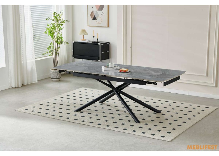 Обідній розкладний стіл Philip Pradas Glossy 160