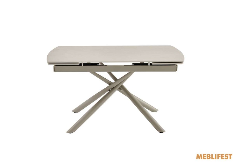 Обідній розкладний стіл Philip Sand Yellow Matt (Sahara legs)