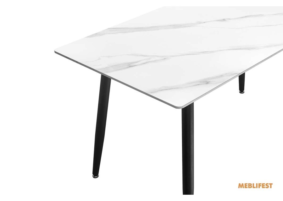 Обідній стіл Rikard Snow Stone Glossy 120