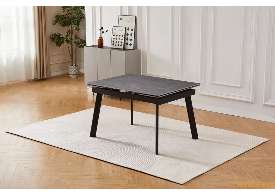 Обідній розкладний стіл  Velvet BG Grey Matt