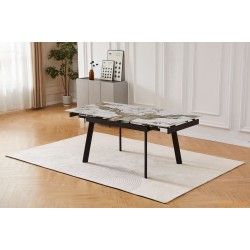 Обідній розкладний стіл  Velvet Pandora Glossy