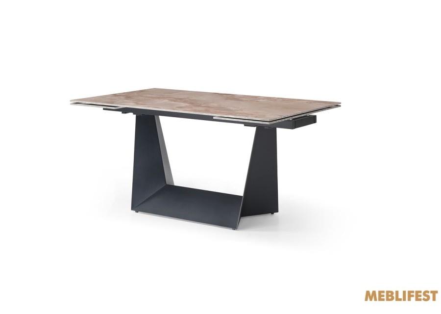 Обідній розкладний стіл Edmund Agate Glossy