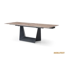 Обідній розкладний стіл Edmund Agate Glossy