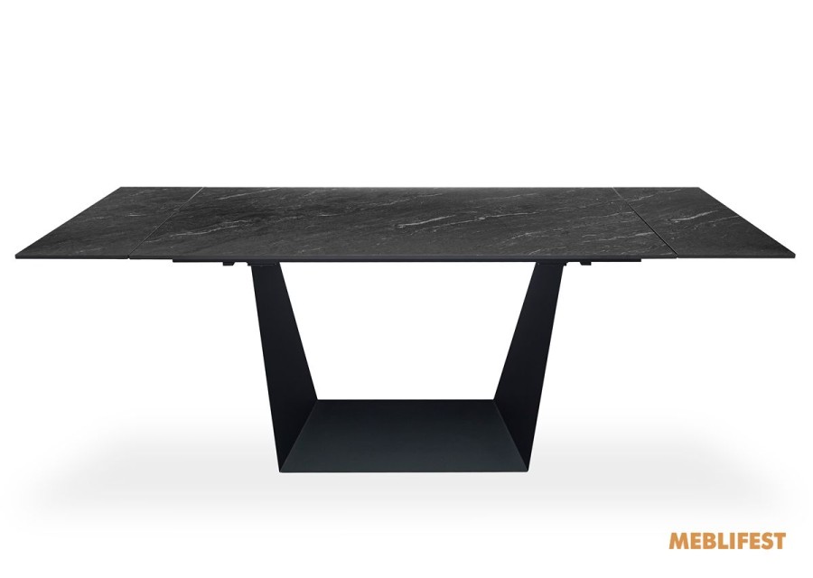 Обідній розкладний стіл Edmund Dark Jade Matt