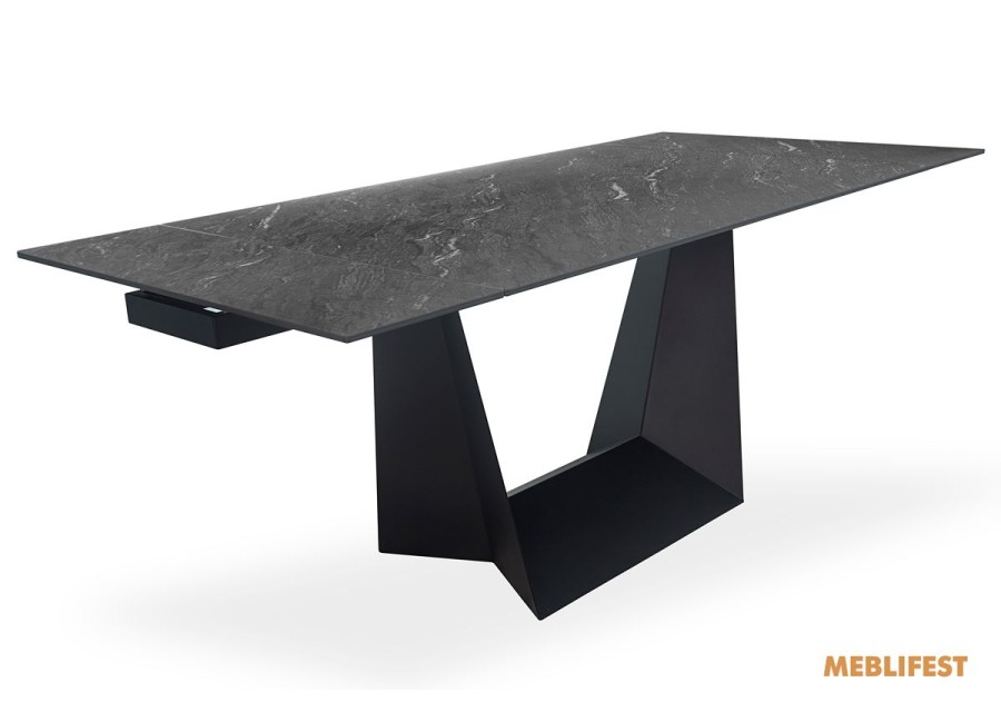 Обідній розкладний стіл Edmund Dark Jade Matt