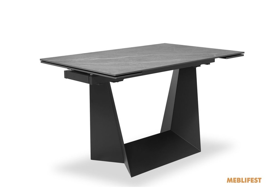 Обідній розкладний стіл Edmund Grey Matt