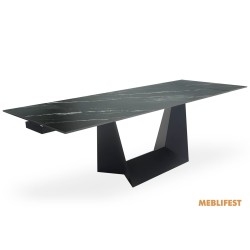 Обідній розкладний стіл Edmund Marquina Black Matt