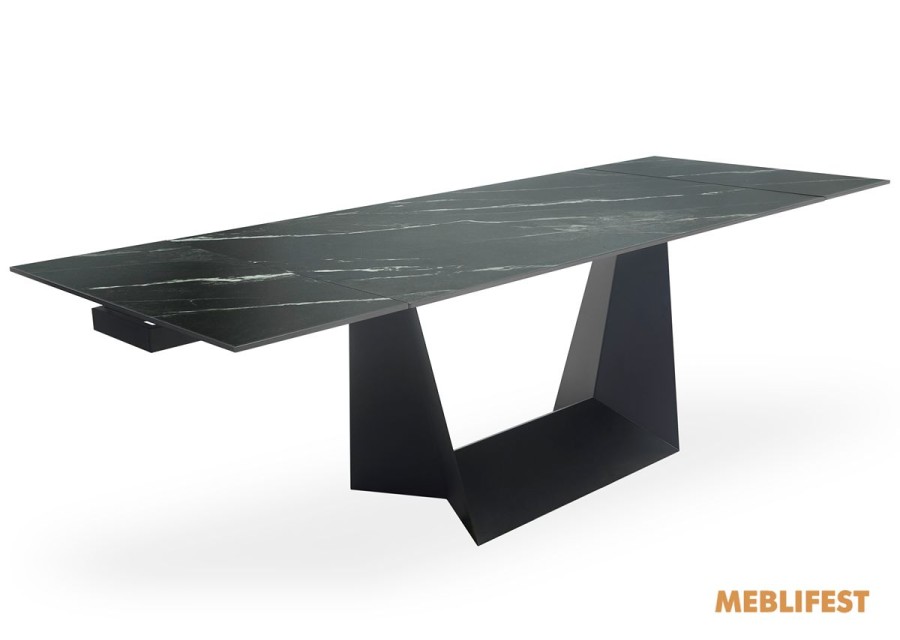 Обідній розкладний стіл Edmund Marquina Black Matt