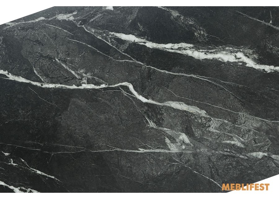 Обідній розкладний стіл Edmund Marquina Black Matt