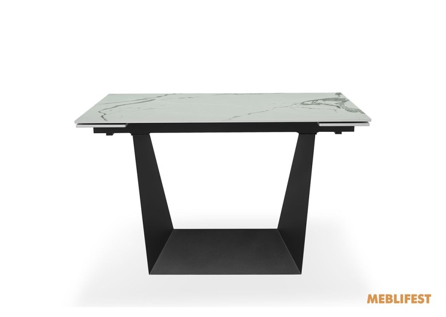 Обідній розкладний стіл Edmund Polar White Glossy