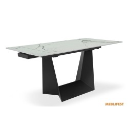 Обідній розкладний стіл Edmund Polar White Glossy