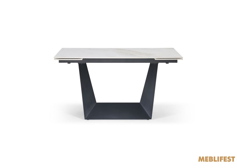 Обідній розкладний стіл Edmund White Golden Glossy