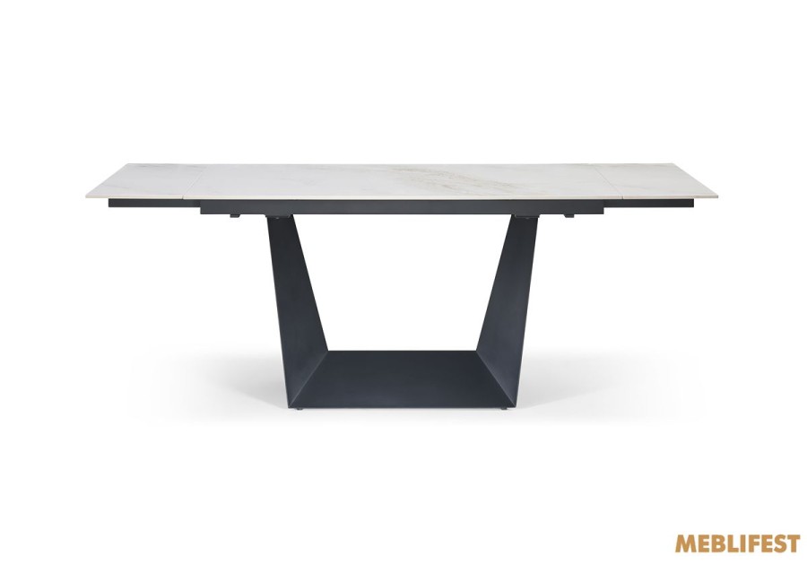 Обідній розкладний стіл Edmund White Golden Glossy