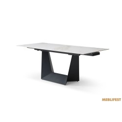 Обідній розкладний стіл Edmund White Golden Glossy