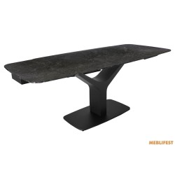 Обідній розкладний стіл Gunnar Tortoise Black Matt
