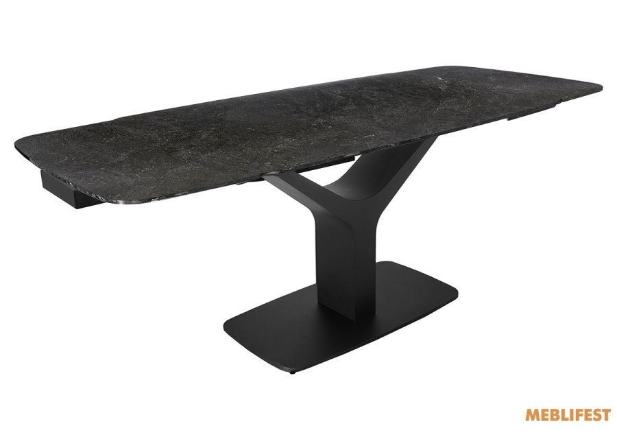 Обідній розкладний стіл Gunnar Tortoise Black Matt