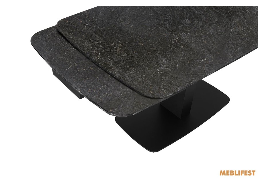 Обідній розкладний стіл Gunnar Tortoise Black Matt