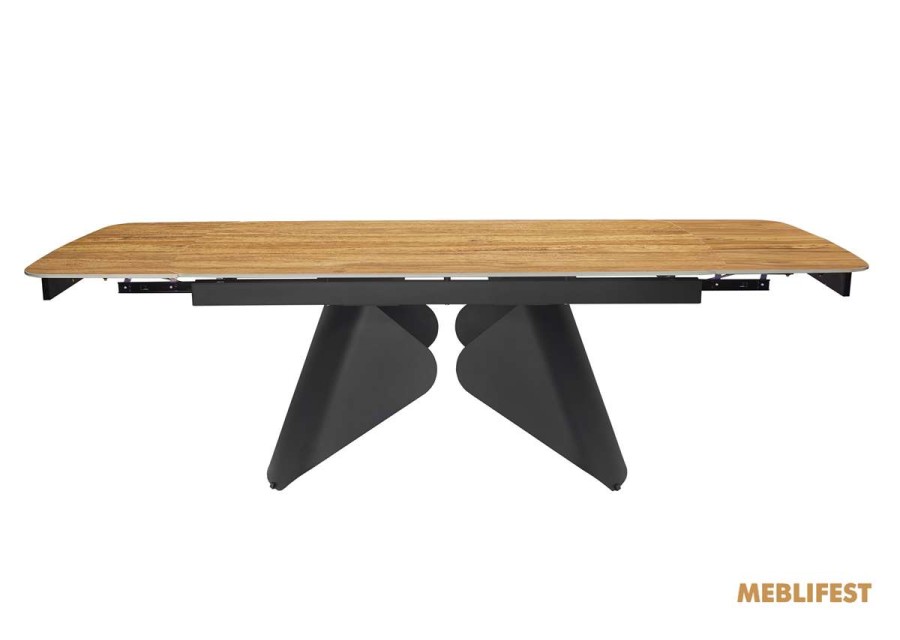 Обідній розкладний стіл Hamilton Teak Wood Matt