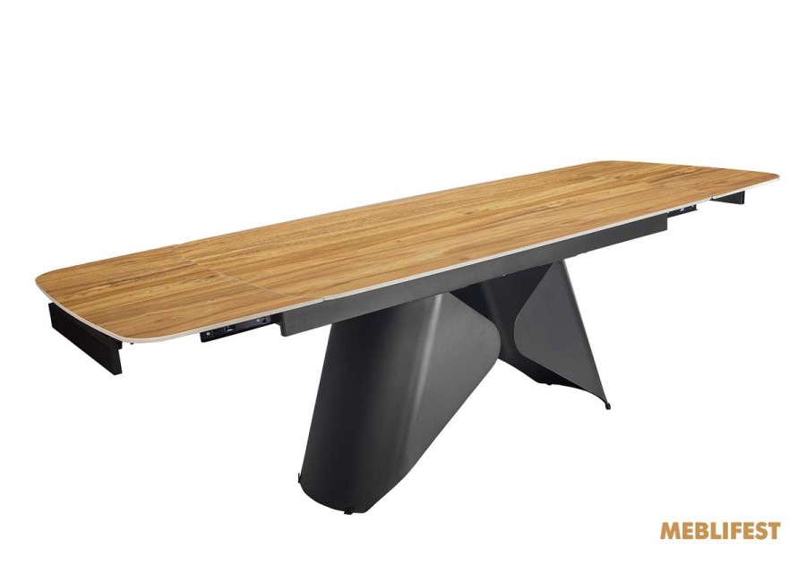 Обідній розкладний стіл Hamilton Teak Wood Matt