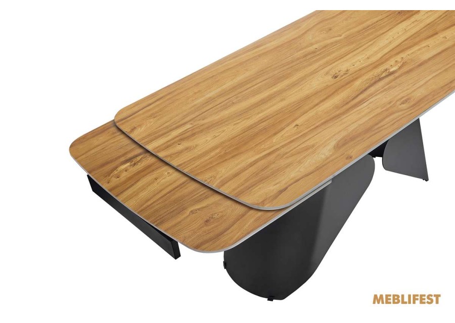 Обідній розкладний стіл Hamilton Teak Wood Matt