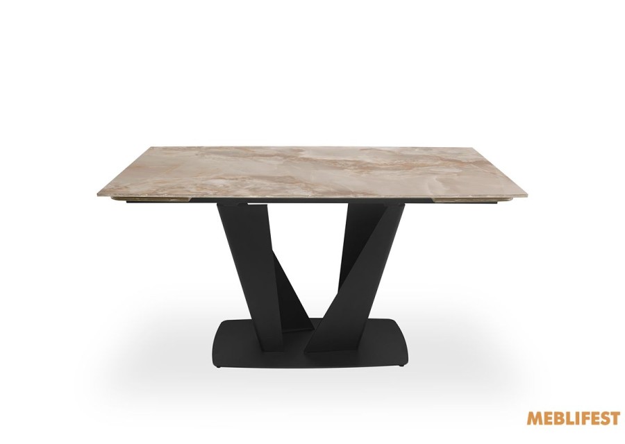 Обідній розкладний стіл Lamberg Agate Glossy