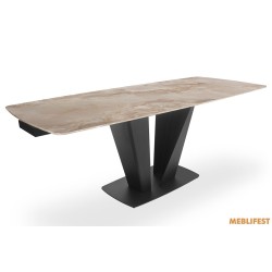 Обідній розкладний стіл Lamberg Agate Glossy