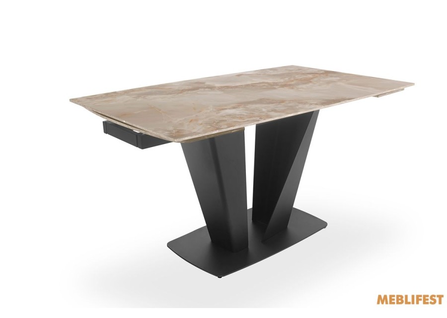 Обідній розкладний стіл Lamberg Agate Glossy