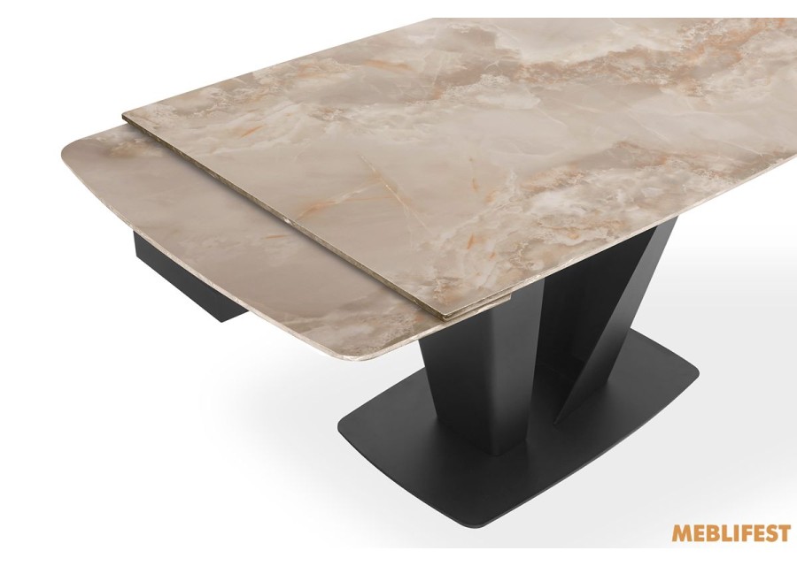 Обідній розкладний стіл Lamberg Agate Glossy