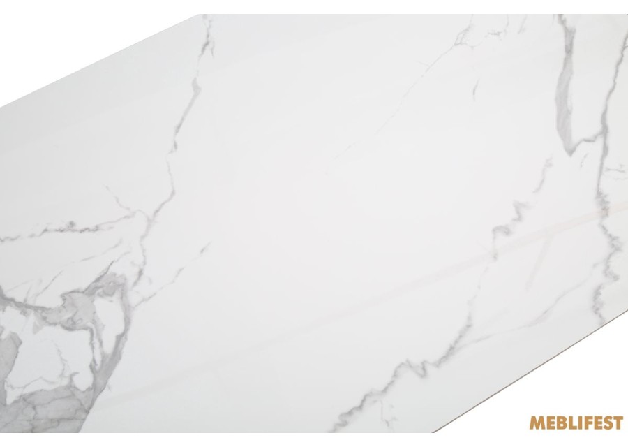 Обідній розкладний стіл Lamberg Polar White Glossy