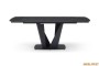 Обідній розкладний стіл Lamberg Shks Black Matt