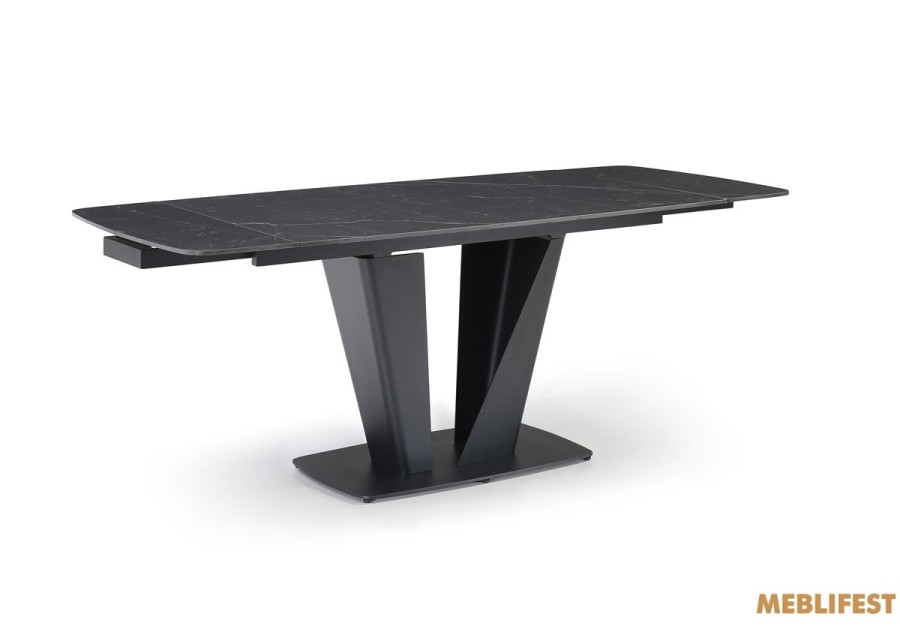 Обідній розкладний стіл Lamberg Shks Black Matt