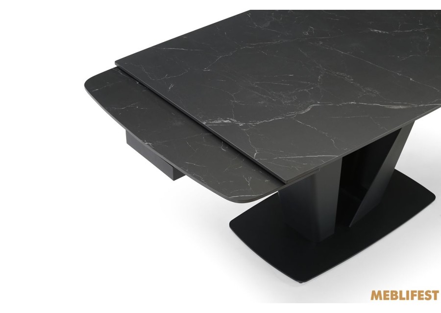 Обідній розкладний стіл Lamberg Shks Black Matt