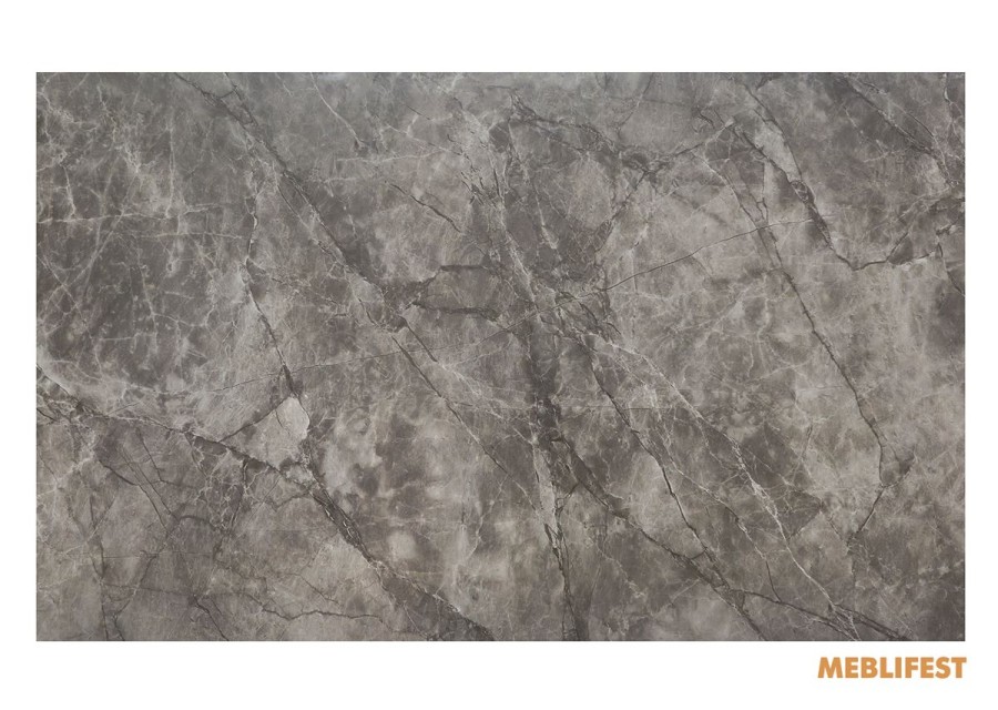 Обідній розкладний стіл Norman Bora Grey Glossy