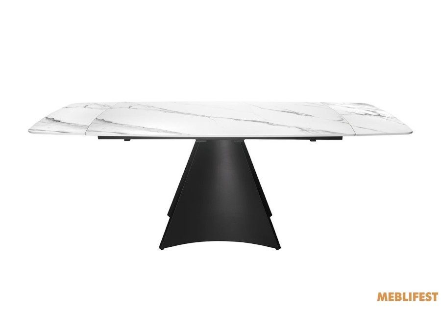 Обідній розкладний стіл Norman Snow White Matt