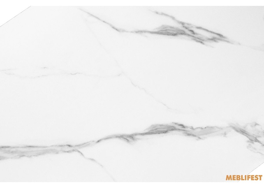 Обідній розкладний стіл Norman Snow White Matt