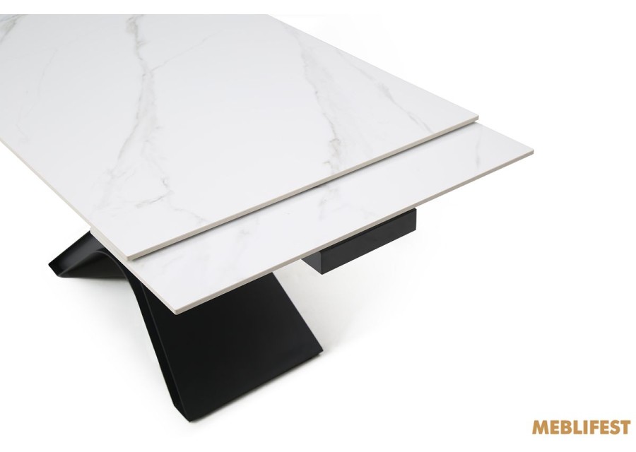 Обідній розкладний стіл Ragnar Snow White Matt