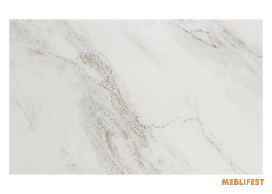 Обідній розкладний стіл Ragnar White Golden Glossy