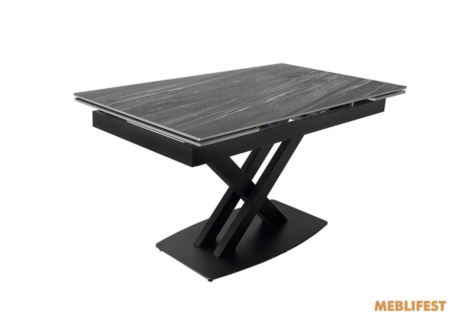 Обідній розкладний стіл Robert AU Grey Matt