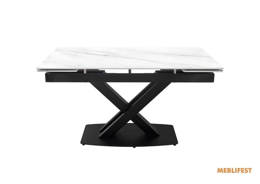 Обідній розкладний стіл Robert Snow White Matt