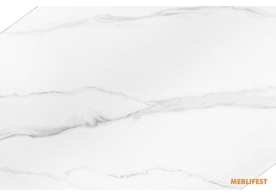 Обідній розкладний стіл Robert Snow White Matt