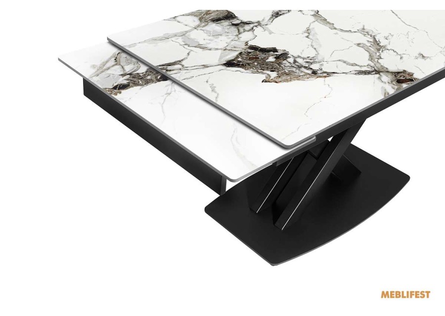 Обідній розкладний стіл Robert PP White Glossy